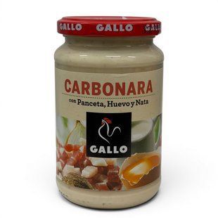 Соус Gallo Carbonara con Panceta Huevo y Nata 330g 8410069016904 фото