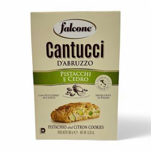 Кантучіні Falcone Cantucci Pistacchi e Cedro з фісташкою та цукатами 180g 660805000829 фото