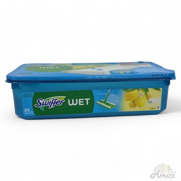 Серветки вологі для прибирання Swiffer WET Citrus Fresh 24шт 8700216717779 фото