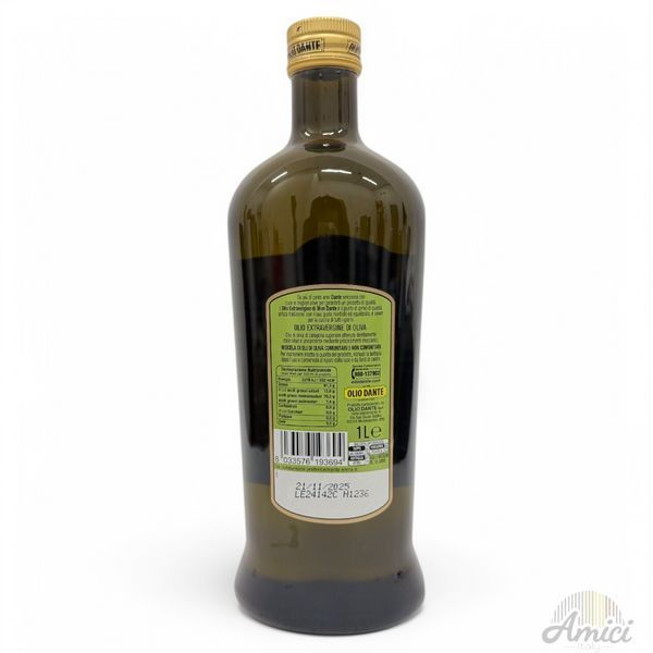 Олія оливкова Dante Mediterraneo 1л 8033576193694 фото