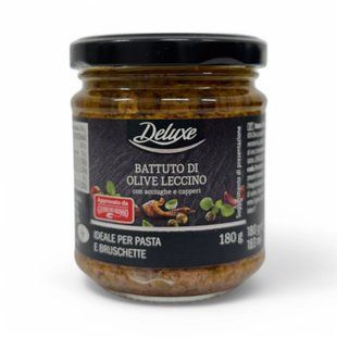 Паштет оливковий Deluxe Battuto di olive leccino 180g 20422509 фото