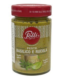 Соус Polli Pesto Basilico e Rucola 190g 8001310004650 фото
