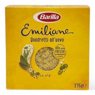 Макарони Barilla Emiliane Quadretti all'uovo 275 г 8076809573139 фото