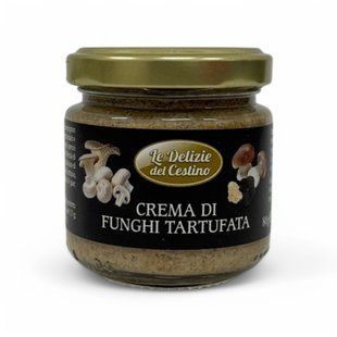 Крем з грибів та трюфелів La Delizie dal Cestino Crema di Fungi Tartufata 80g 8013027021905 фото