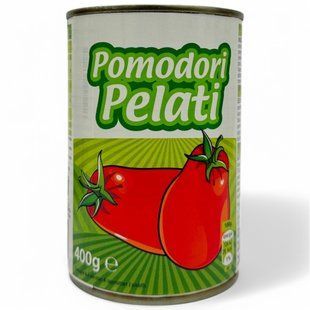 Томати очищені Pomodori Pelati 400г 8017596061225 фото
