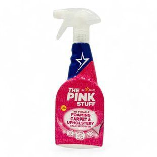 Спрей-пінка плямовивідник для килимів і диванів The Pink Stuff Foaming carpet&upholsterry 500 мл 5060033822784 фото