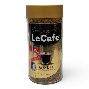 Кава розчина Compagnic Le Cafe Gold з ложкою в середині 200g 5901583412844 фото
