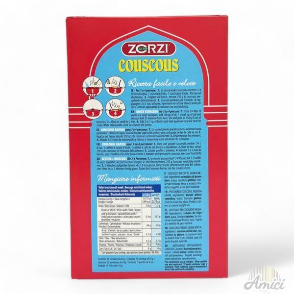 Кус кус Zorzi Couscous 1 кг 8051566315222 фото