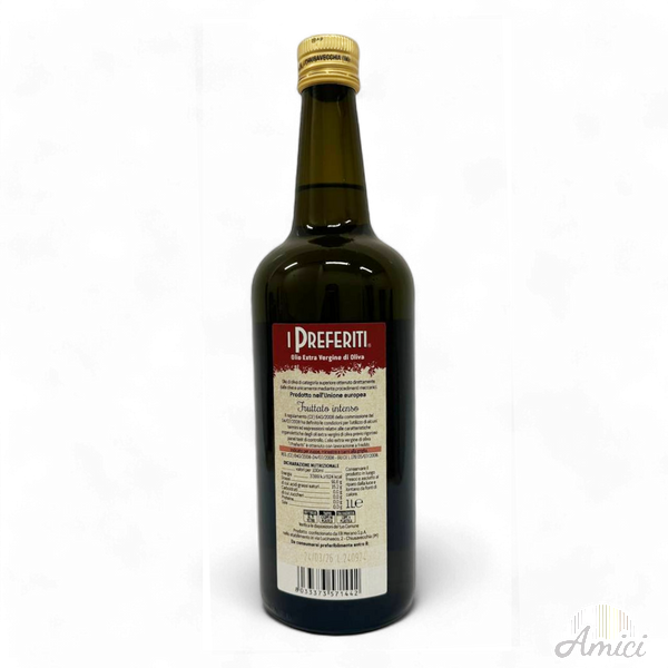 Олія оливкова I Preferiti Fruttato intenso 1 л 8033373571442 фото