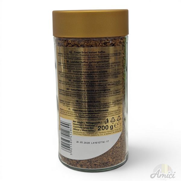 Кава розчина Compagnic Le Cafe Gold з ложкою в середині 200g 5901583412844 фото