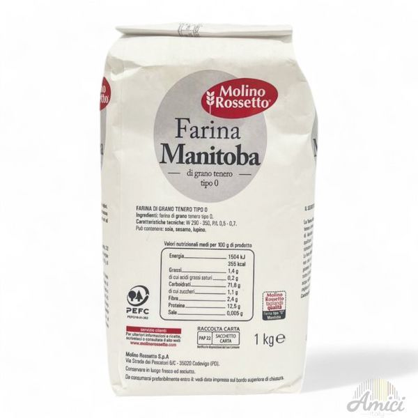 Борошно Molino Rossetto Farina Manitoba 1 кг 8018211901148 фото