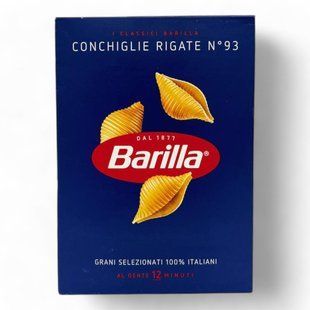 Макарони Barilla Conchiglie Rigate №93 500 г 8076802085936 фото