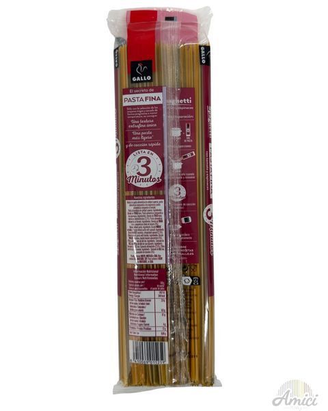 Макарони gallo Spaghetti Pasta Fina Спагетті з томатами та шпинатом 400g 8410069015259 фото