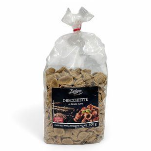 Макарони Deluxe Orecchiette al Grano Arso 400g 20160159 фото