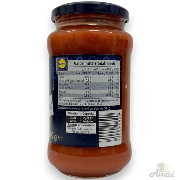 Соус ITALIAMO Arrabbiata Sauce Арраббіата&nbsp;400г 20000820 фото