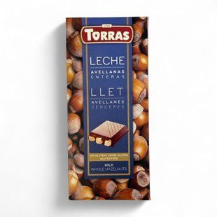 Шоколад Torras Leche avellanas senceres milk 200g 8410342002372 фото