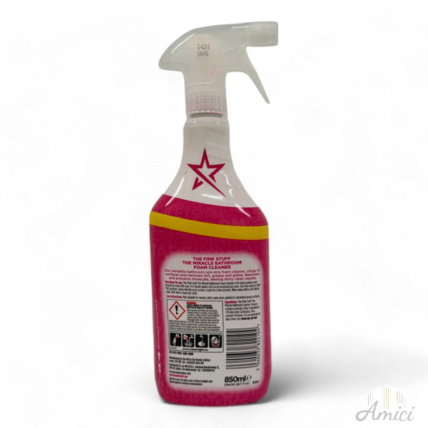 Пінка для миття ванної кімнати The Pink Stuff Bathroom Foam 850 мл 5060033822104 фото