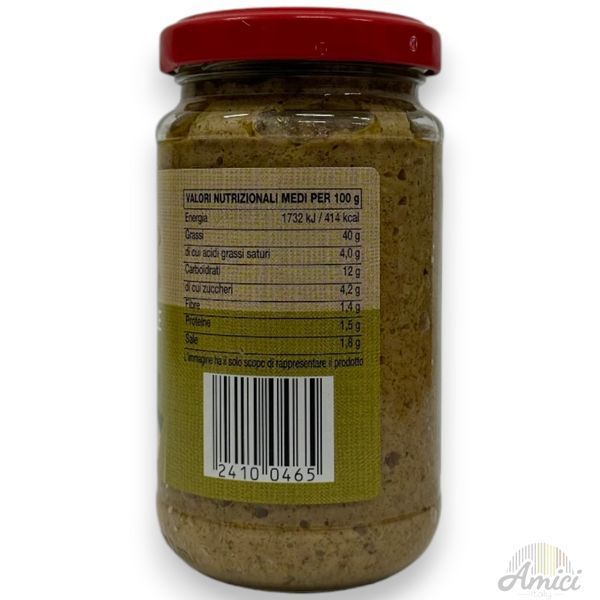 Соус Delizie dal Sole i Pesto Olive e mandorle з мигдалем 190г 24100465 фото