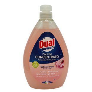 Засіб для миття посуду Dual Power Gel Concentrato Delicato mani 1000ml, 1000
