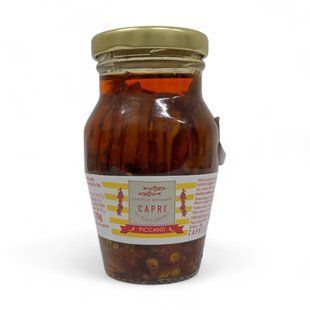 Анчоуси Filetti di Acciughe CAPRI Piccanti 140g 8001820980819 фото