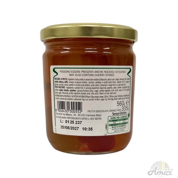 Мастарда Dal 1880 Dondi Mostarda Frutta 560g 8006430300552 фото