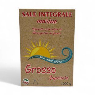 Сіль морська Sale Integrale Marino Grosso 1000g 8006001079573 фото