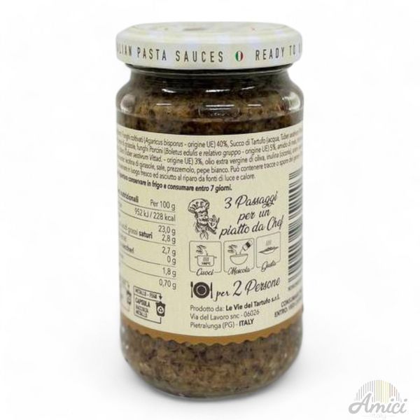 Соус Сolle del Tartufo e Porcini 180г 8058268352203 фото