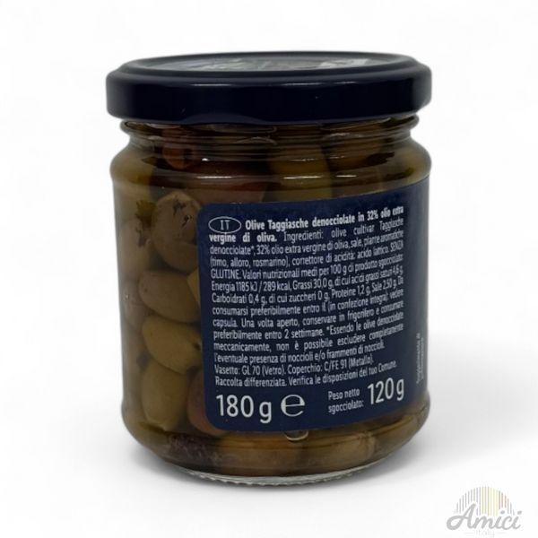 Оливки ITALIAMO Olive Taggiasche denocciolate 180g 20301910 фото