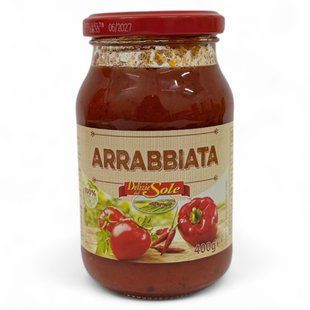 Соус Delizie dal Sole Arrabbiata 400g 8017596007216 фото