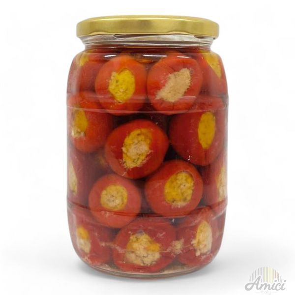 Перець Peperoncini Con Tonno фарширований тунцем 1000 г 8019826412012 фото