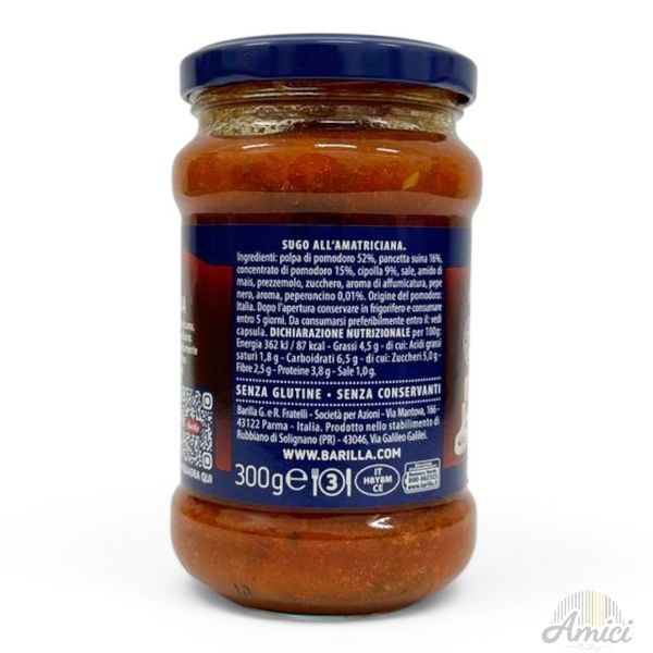 Соус Barilla Amatriciana 300 г 8076809584531 фото