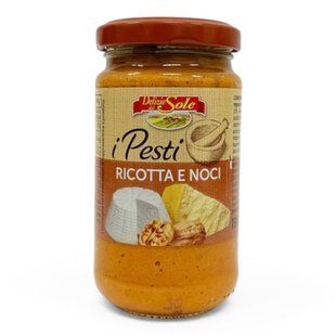 Соус Delizie dal Sole i Pesti Ricotta e Noci 190 г 8017596104342 фото