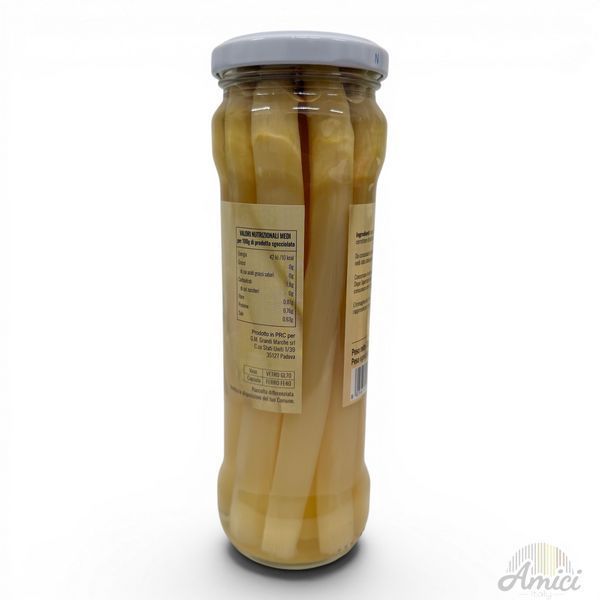 Спаржа L`orto croccante Asparagi Bianchi Cotti al naturale 330g 8056126330011 фото