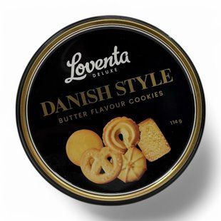 Печиво Loventa Danish Style Butter Flavour Cookies 114g 8720964897189 фото