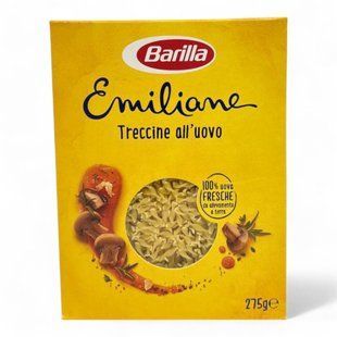 Макарони Barilla Treccine all'uovo 275 г 8076809573153 фото