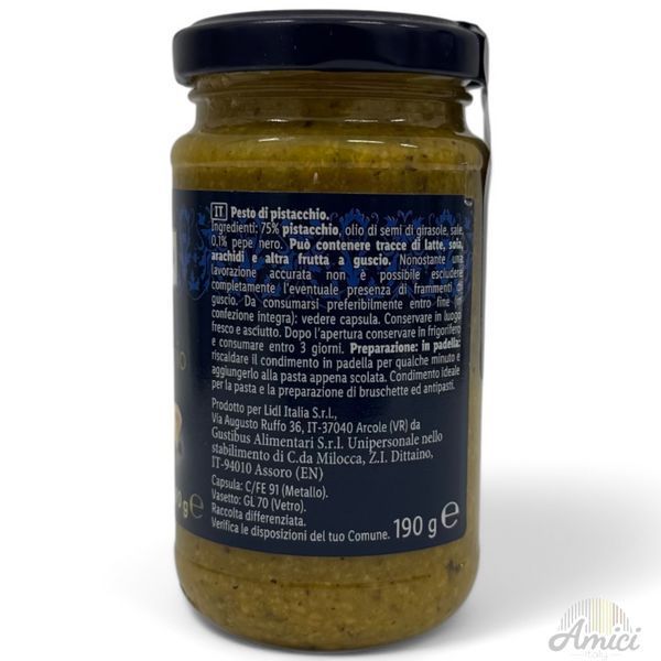 Соус ITALIAMO Pesto di pistacchio з фісташкою 190g 20531041 фото