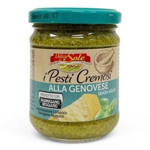 Песто Delizie dal Sole i Pesti Cremosi Alla Genovese 190 г 8017596120564 фото