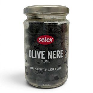 Оливки Selex Olive nere Secche 170g 80585343 фото