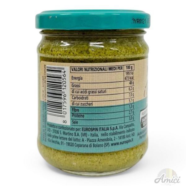 Песто Delizie dal Sole i Pesti Cremosi Alla Genovese 190 г 8017596120564 фото