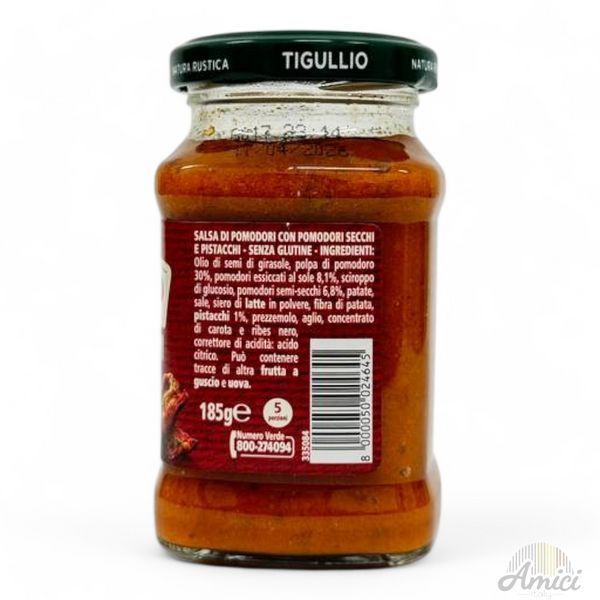 Соус TIGULLIO Pomodori secchi e pistacchi 185 г 8000050024645 фото