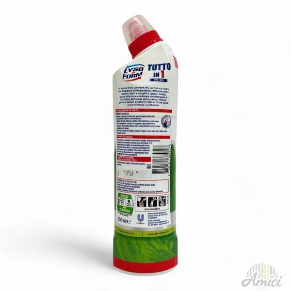 Гель для туалету Lyso+FORM Tutto in 1 WS gel Lime 750мл 8720181385827 фото