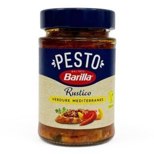 Песто Barilla Rustico Verdure Mediterranee 190 г 8076809576581 фото
