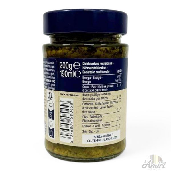 Песто Barilla Pesto Rustico Basilico e Olive 190 г 8076809576598 фото