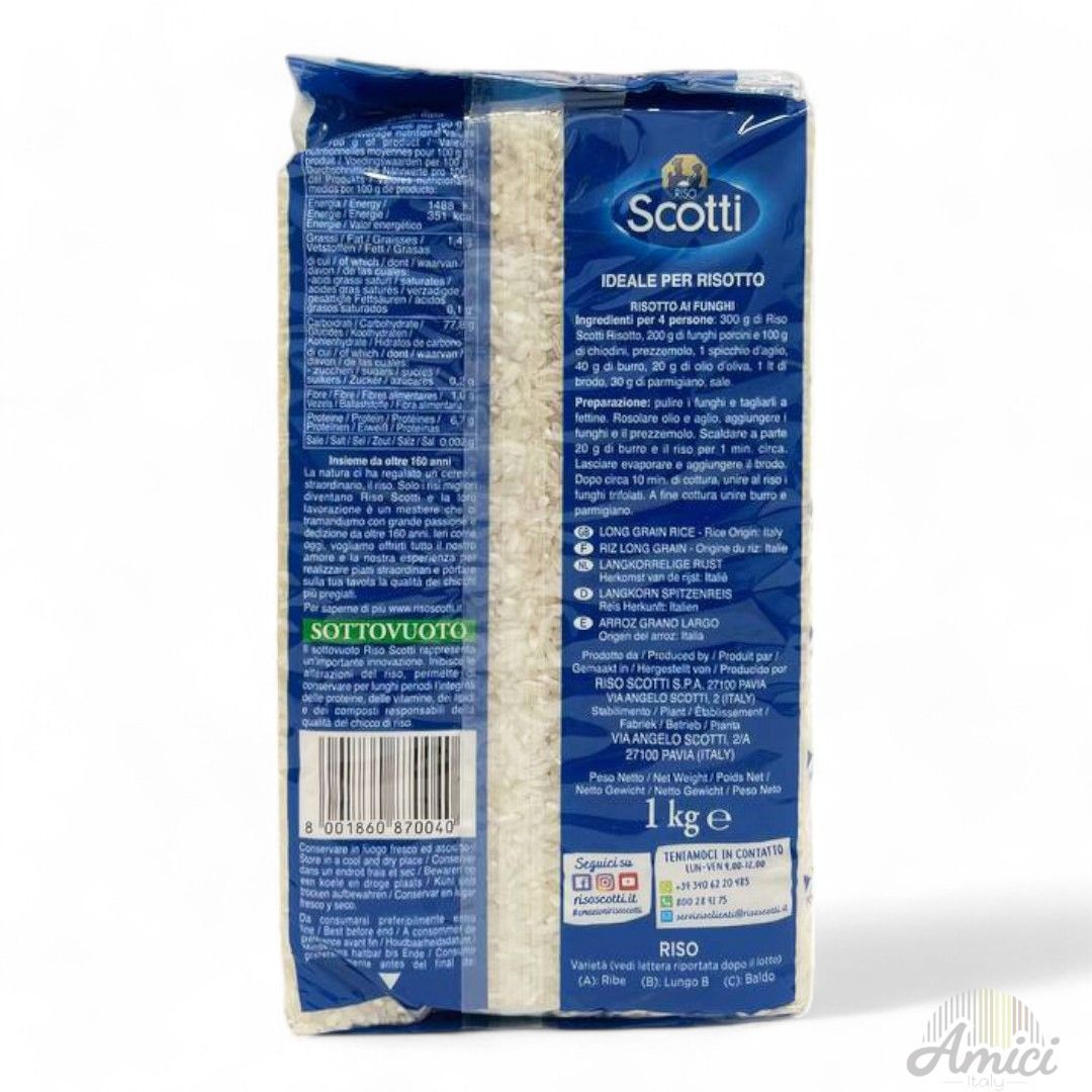 Купити Рис Riso Scotti Risotto 1 кг в інтернет магазині amiciitaly.com.ua