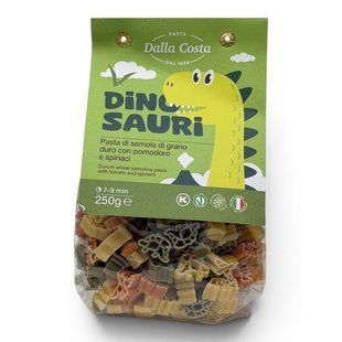 Макарони Dalla Costa Dinosauri дитячі 250g 8016419001622 фото