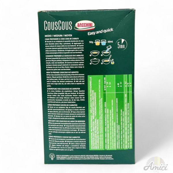 Кус кус Bacchini Cous Cous 1 кг 8011033010005 фото
