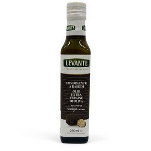 Олія оливкова з чорним трюфелем Levante Tartufo nero 250ml 8011845000188 фото