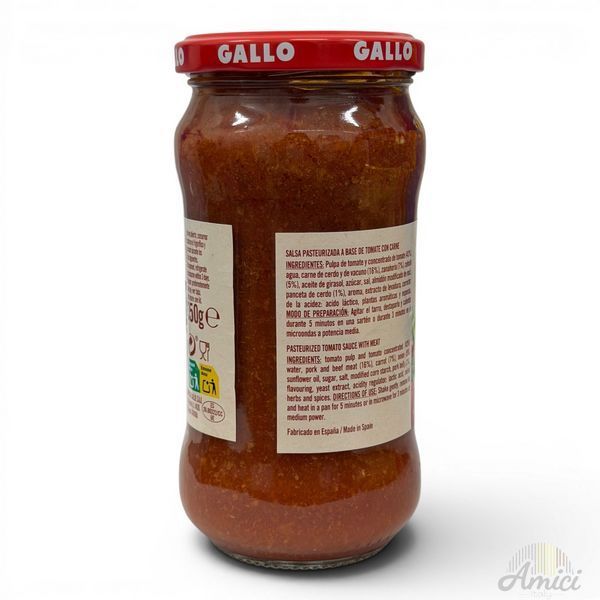 Соус Gallo Bolognese con Tomates & Carne 350g 8410069018724 фото