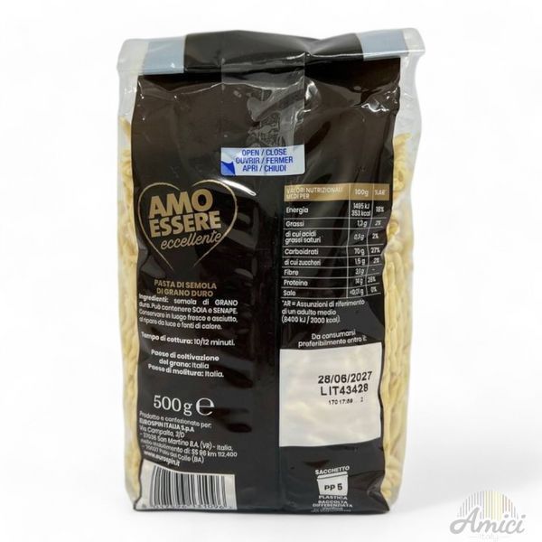 Макарони Amo Essere Trofie 500 г 8017596131096 фото